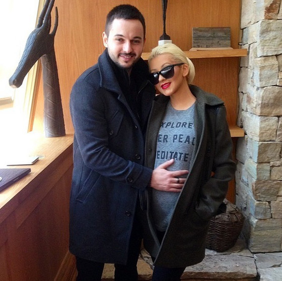Christina Aguilera grávida Christina Aguilera grávida